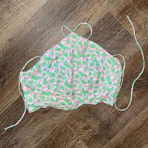 Silky Open Back Crop Top